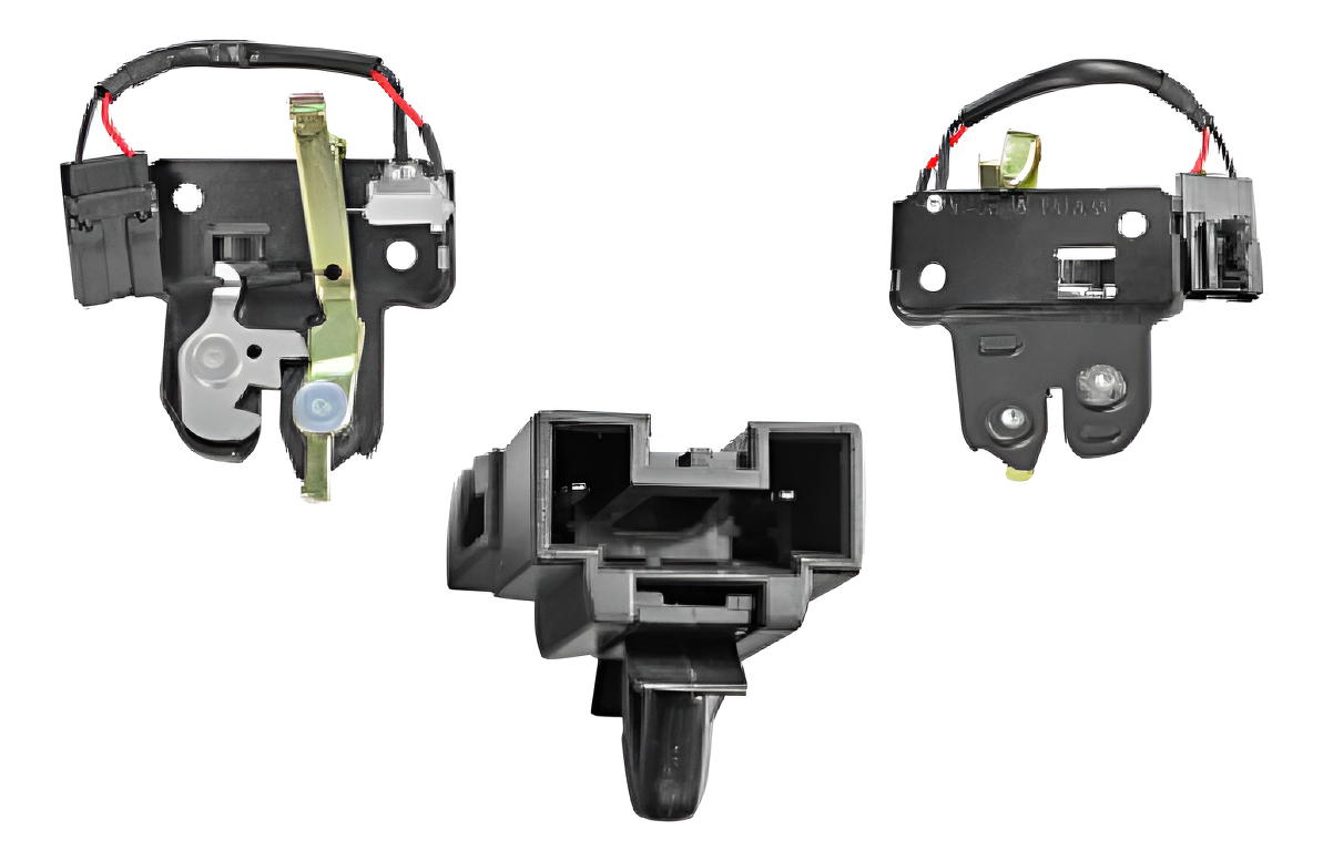 Chapa De Cajuela Ns Tsuru Iii 92-17  Con Adaptacion P/Electrica Metal 12Vcc 2 Pins C/Arnes
