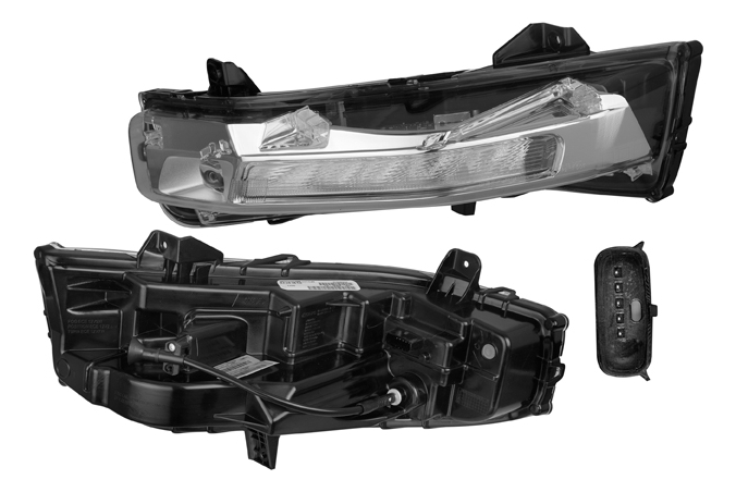 Faro Niebla Fd Mustang 2018 2019 2020 2021 C/Leds Depo Izq