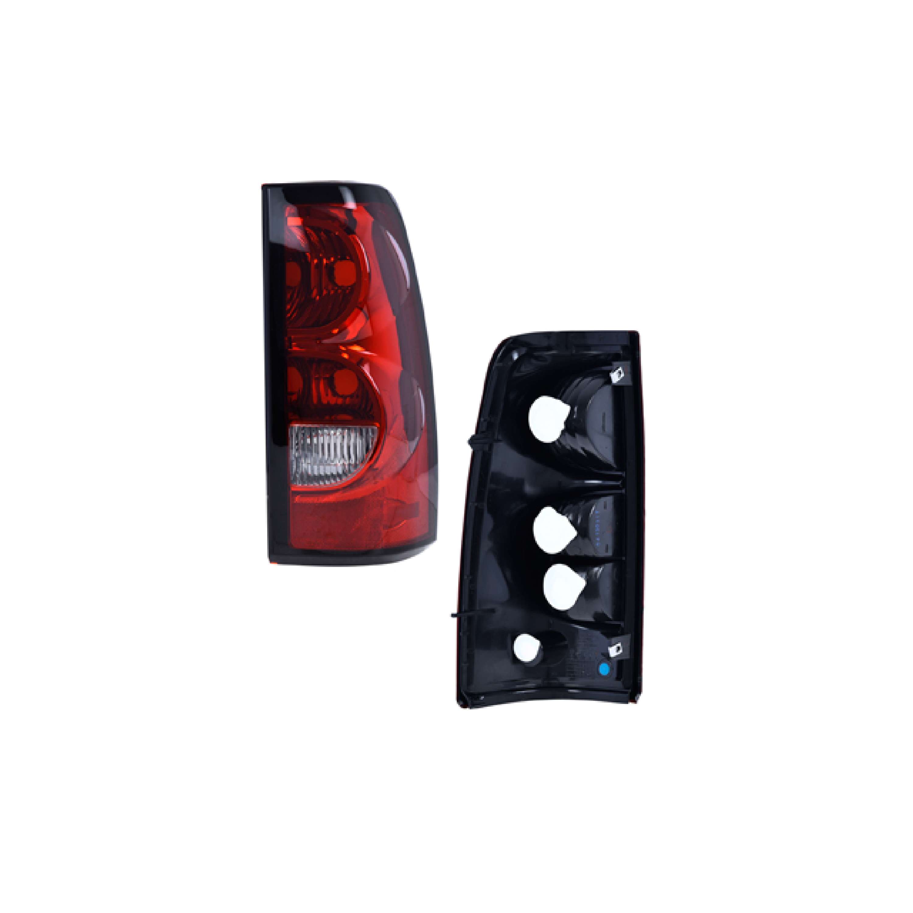 Calavera Derecha Chevrolet Custom Filo Negro 2007 Depo