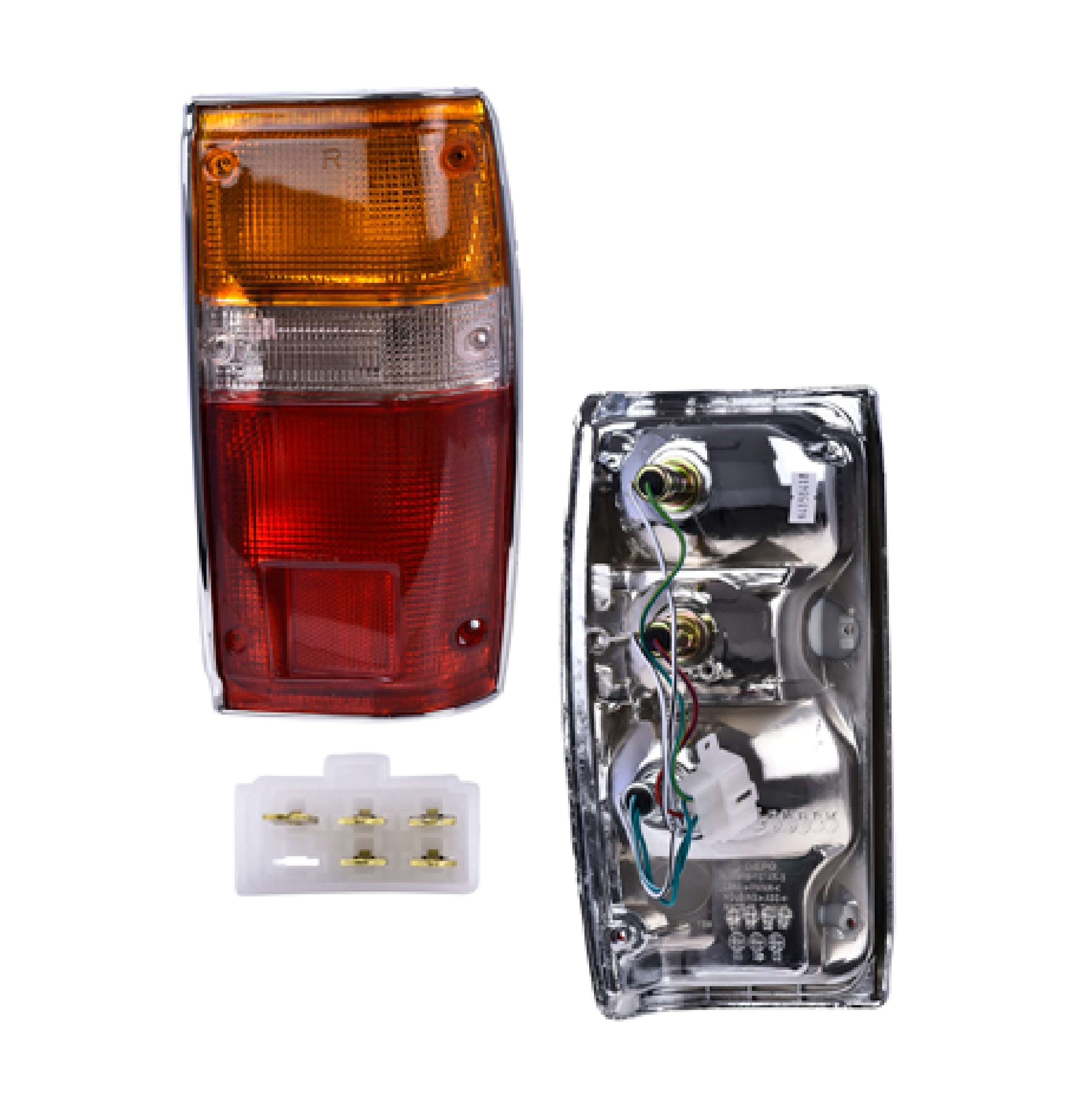 Calavera Der Toyota Pickup 4X4 Filo Cromo U.T.P 1988 Depo