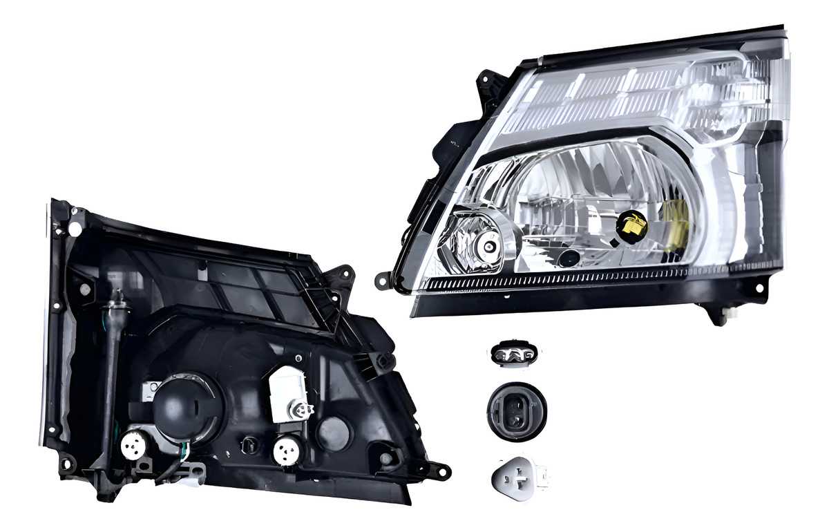 Faro Hn Dutro Serie 300 12-17 Electrico C/Motor P/Foco Halogeno S/Foco Depo Izq