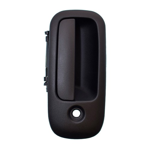 Manija Exterior Cv Express Van  Gm Savana 96-09  Con Hoyo Para Llave Corrugada Negra Plastico Hushan  Puerta Trasera Lateral Abatible Derecha