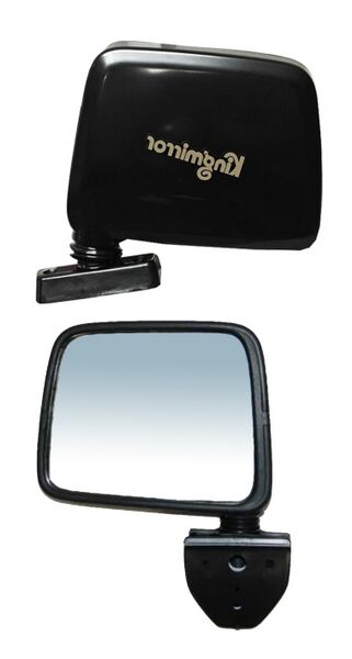 Espejo Nissan Pu D21 86-88 S/Cont Negro Izq