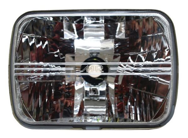 Faro Diamantado (6052) Cuadrado Gde H4 Tyc