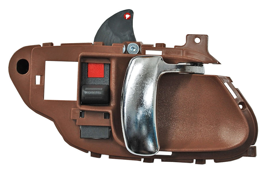 Manija Int Chev Pu/ Sub/ Blazer/ Yukon/ Tahoe/ Escalade 1995-1996-1997-1998 Cafe/ Cromo Plastico 2218 Der