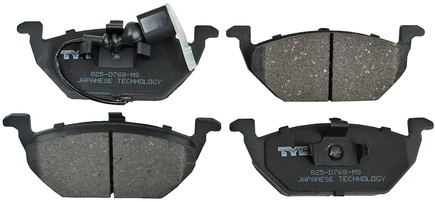 Balata Delantera Jetta/ Golf/ Bora/ Derby/ Beetle/ Crossfox 00-15 C/Sens Semimetalica Jgo