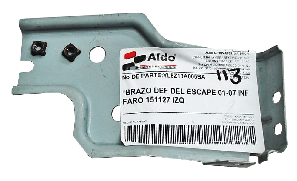 Brazo Defensa Delantera Inf Faro Derecho