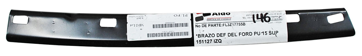 Brazo Defensa Delantera Ford Pu 2015-2016 Sup Mtp Der
