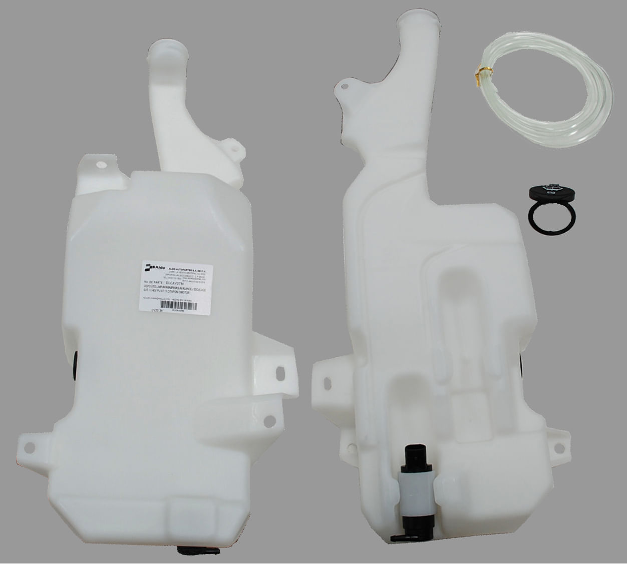 Deposito Limiaparabrisas Con Tapa Con Motor