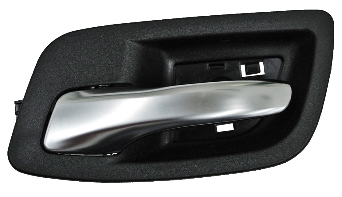 Par Manijas Int Tras 300 2012-2013-2014 Negra/Cromo Ald