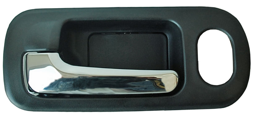 Manija Int Civic 2001-2005 Negra/ Cromo C/Hoyo P/Seguro Delantera Plastico Izq