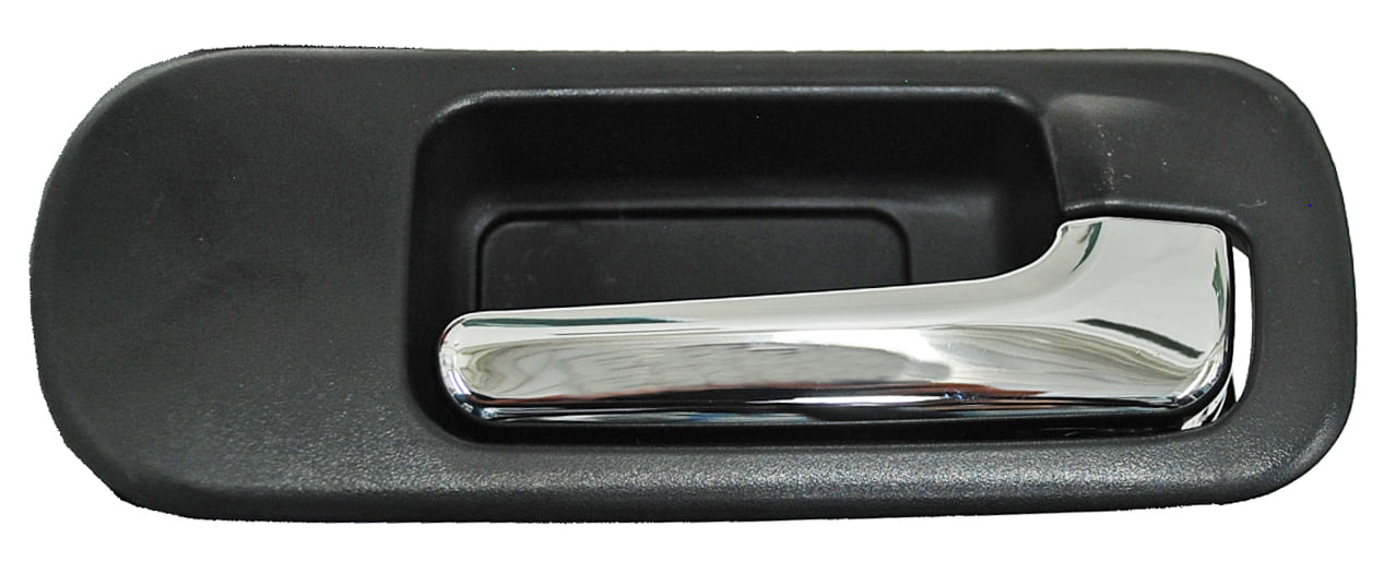 Manija Int Civic 2001-2005 Negra/ Cromo S/Hoyo P/Seguro Delantera Plastico Der