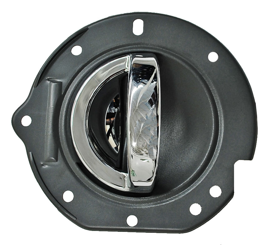 Manija Int Liberty 2002-2007 Plastico Gris/ Cromo C/Base Delantera 2218 Der