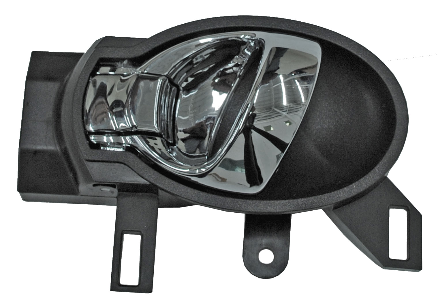 Manija Int Versa  2012-2019/ March 12-20/ Juke 2011- 2012-2013-2014/ Note 2014-2015 Negra/ Cromo Del/ Trasera Plastico Der