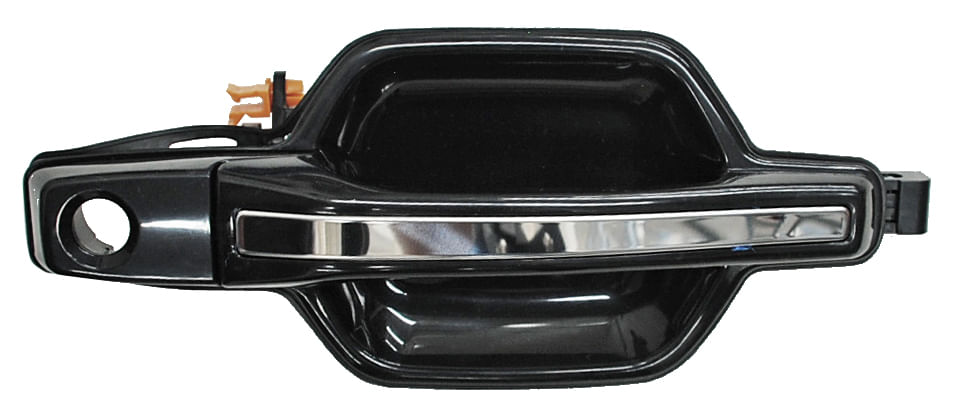 Manija Ext Montero 2007-2015 Negra/ Cromo C/Hoyo P/Llave Delantera Plastico Der