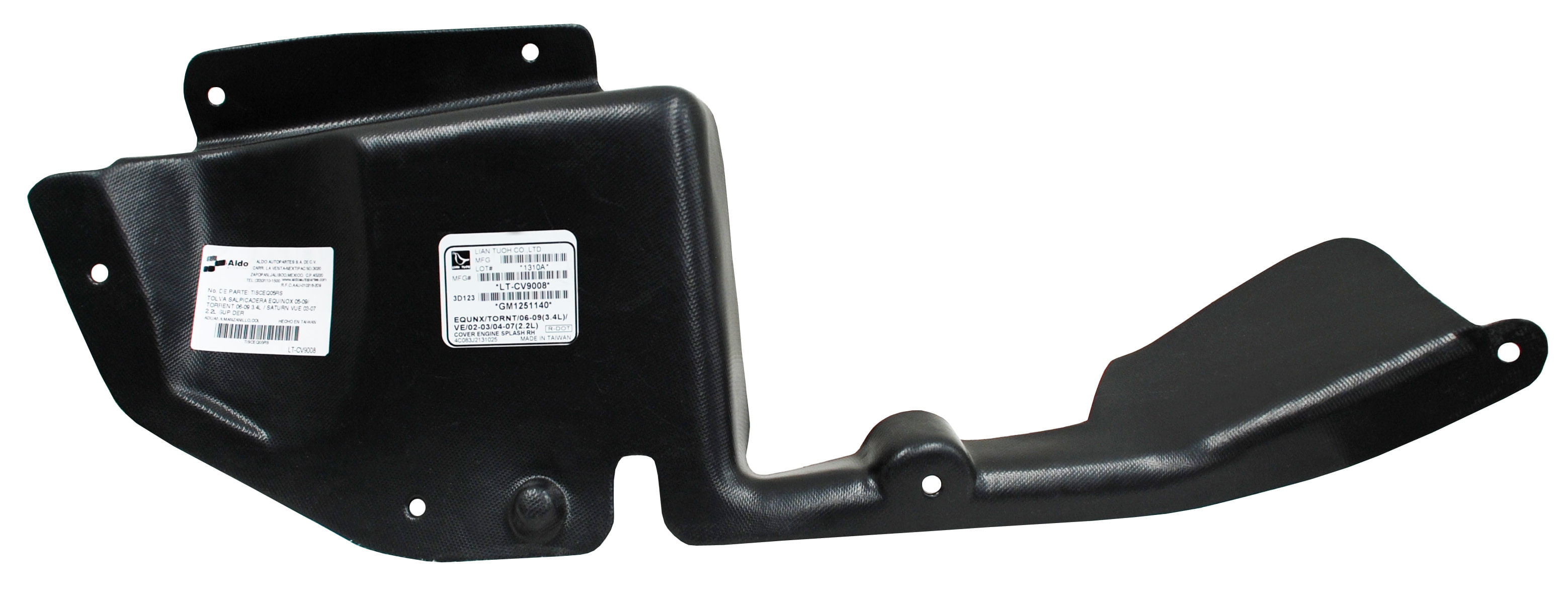 Tolva Salpicadera Superior 61202 Derecho