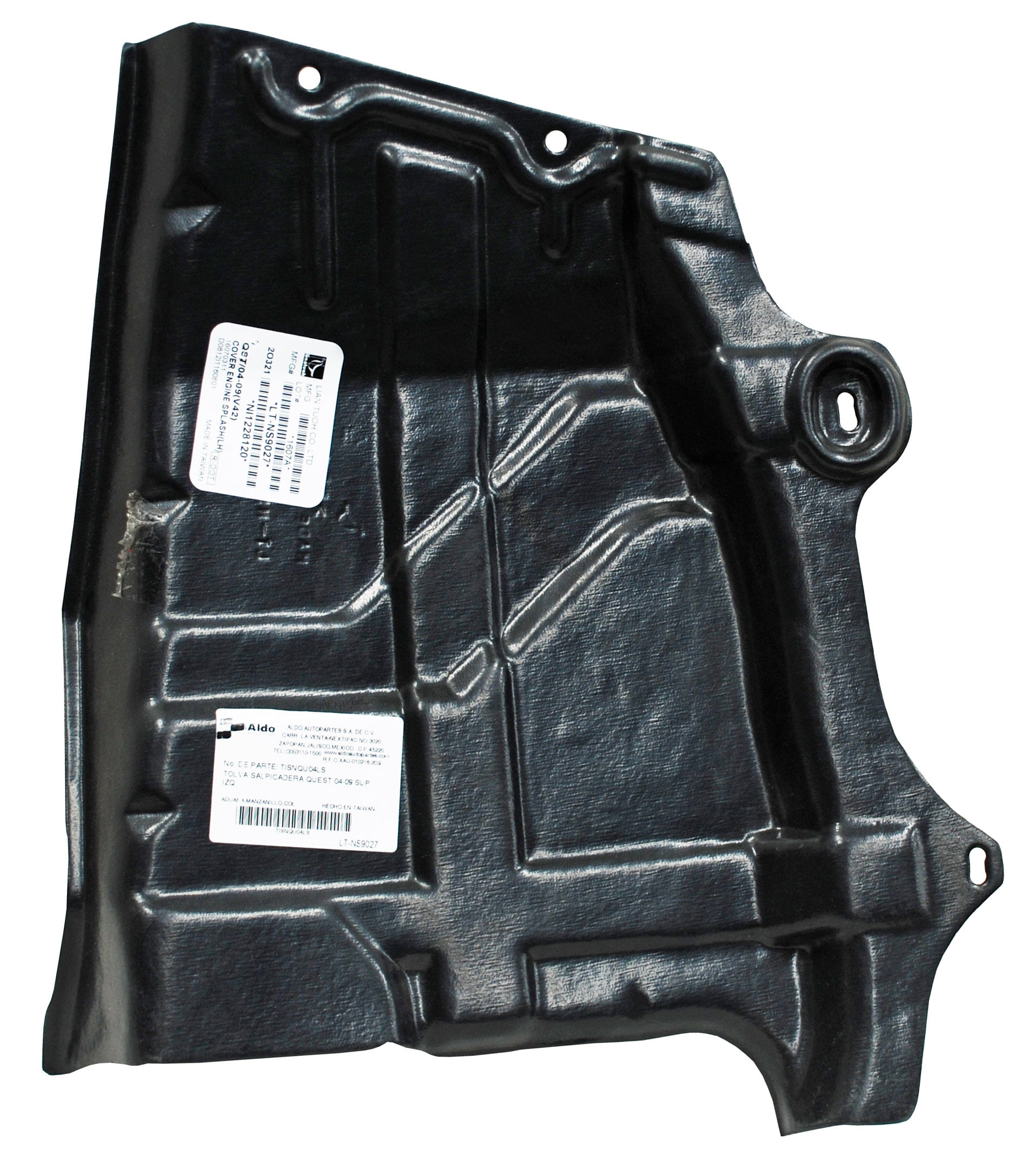 Tolva Con Tolva Salpicadera Superior 161202 Izquierdo