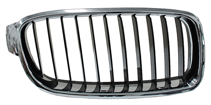 Parrilla Bmw Serie 3  2012-2013-2014 4P Cromada Der