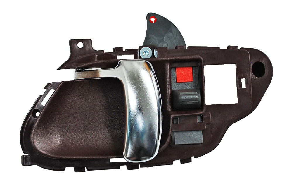 Manija Int Chev Pu/ Sub/ Blazer/ Yukon/ Tahoe/ Escalade 1995-1996-1997-1998 Roja/ Cromo Plastico 2218 Izq