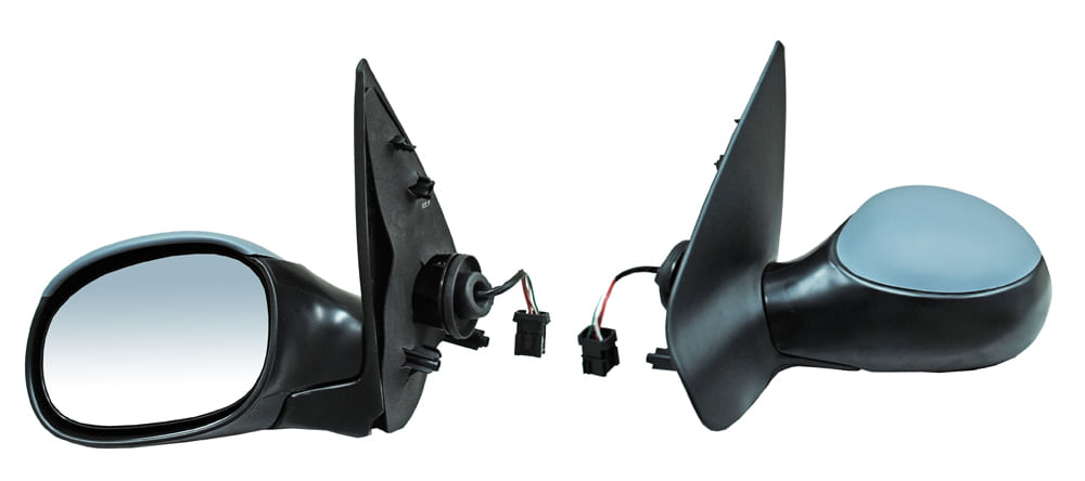 Espejo Electrico Con Desempañante Para Pintar Izquierdo