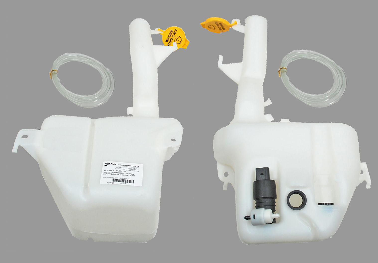 Deposito Limpiaparabrisas Con Tapa Con Motor