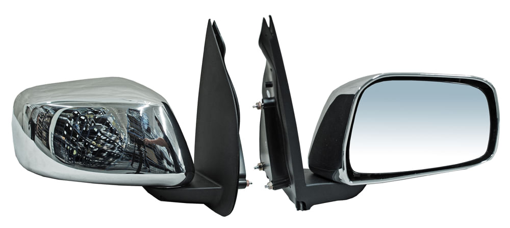 Espejo Sin Control Cromado Derecho