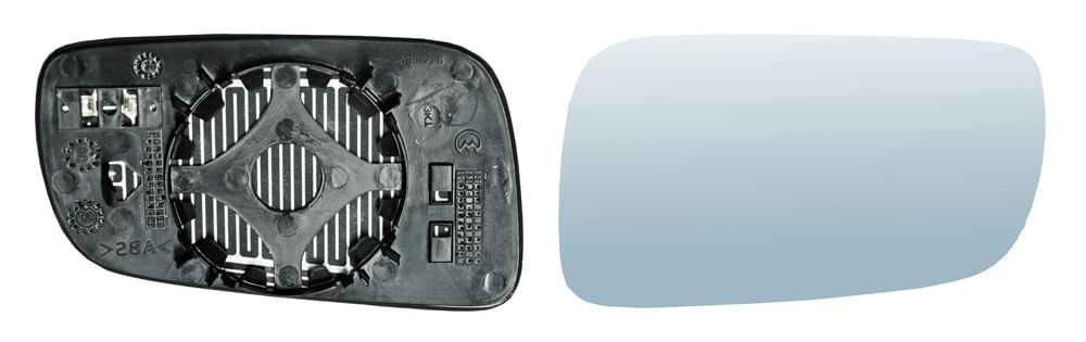 Luna Espejo Grande Con Desempañante T155 Derecho