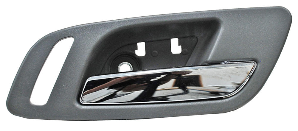 Manija Interior Gris/Cromada Con Hoyo Delantera