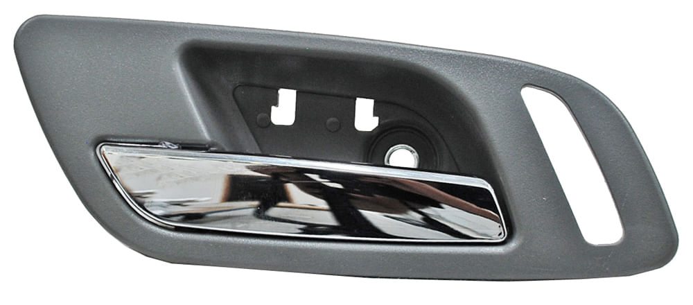 Manija Interior Gris/Cromada Con Hoyo Izquierda