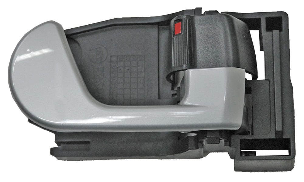 Manija Interior Negra-Plata Delantera-Trasera Derecha