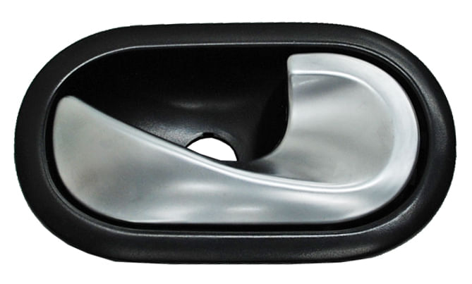 Manija Interior Negra-Cromada Delantera-Trasera Derecha