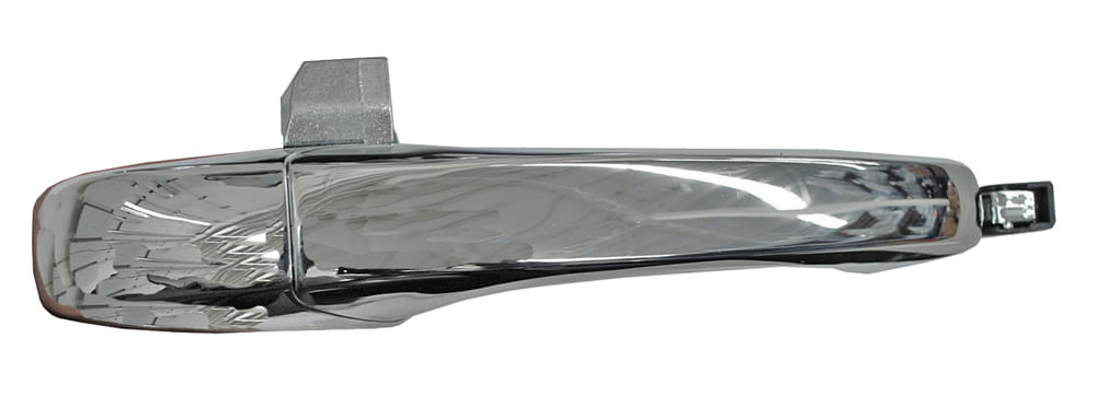 Manija Exterior Cromada Sin Hoyo Para Llave Deantera-Trasera Derecha