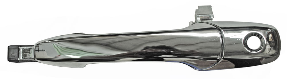 Manija Exterior Cromada Con Hoyo Para Llave Izquierdo