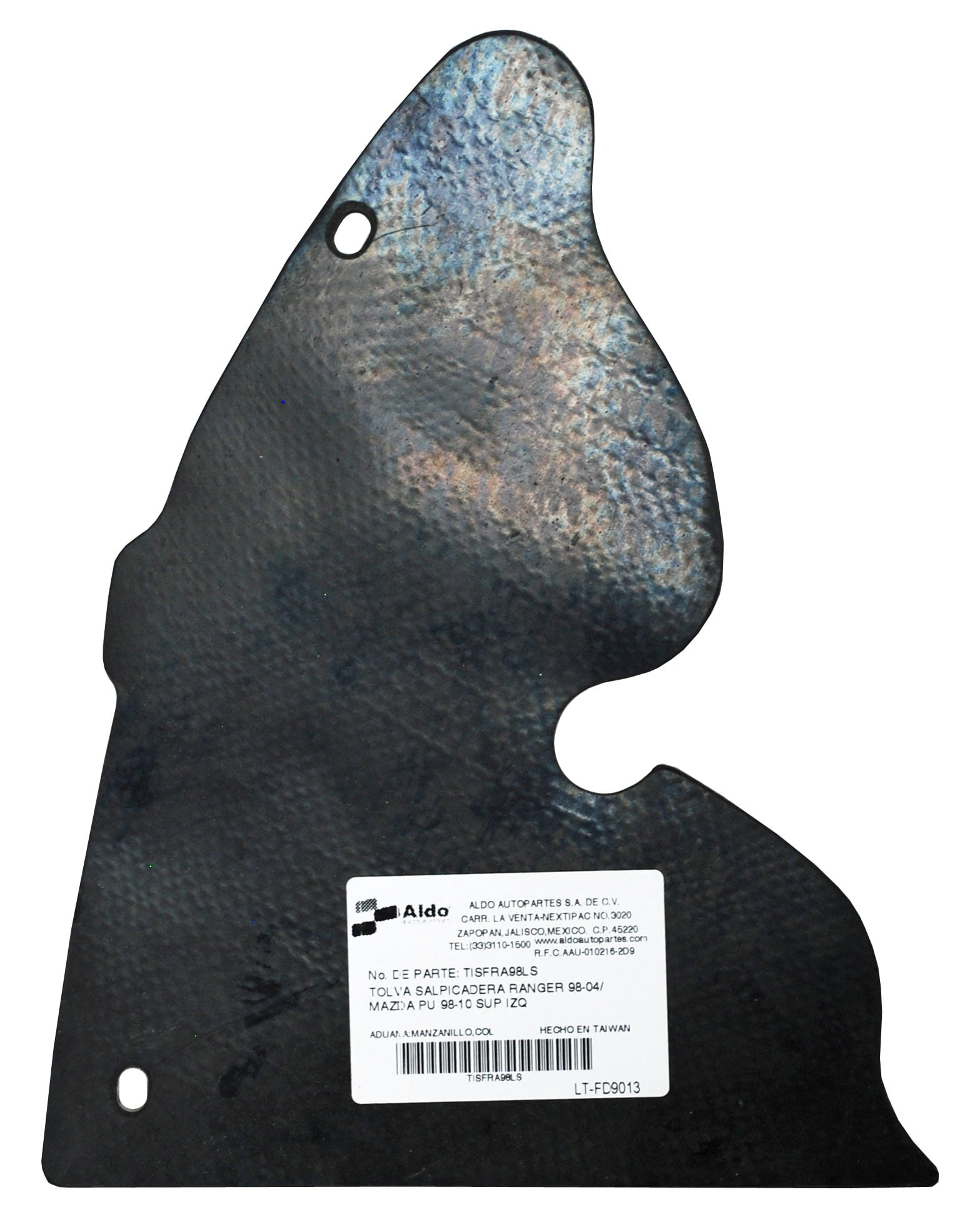 Tolva Salpicadera Superior 161202 Izquierdo