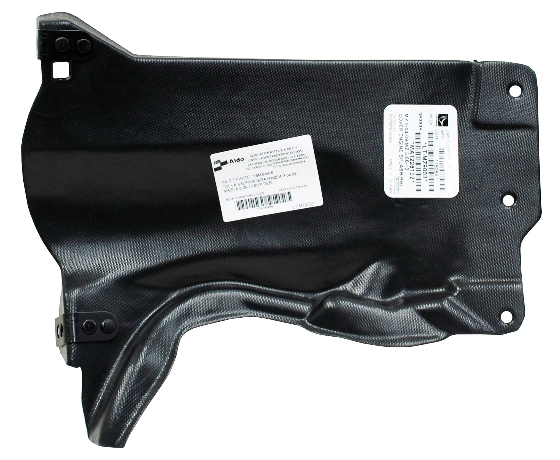 Tolva Salpicadera Superior T155 161202 Derecaha