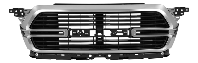 Parrilla Dg Ram 2019 2020 2021 2022 F/Cromado C/Hoyo P/Camara