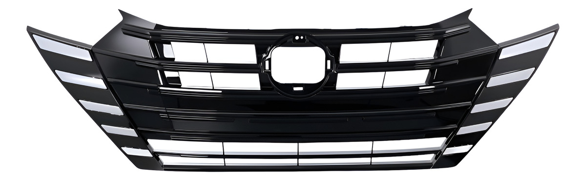 Parrilla Ns Versa 23-25 Negra Brillante