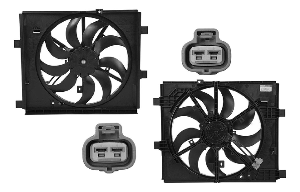Motoventilador Ns Juke 11-17 L4 1.6L P/Rad Sencillo Completo 2 Y 2 Terminales Kf
