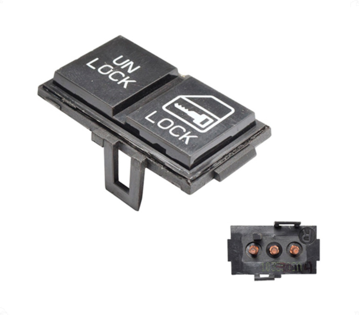 Control Electrico Cv Cavalier 83-90/Celebrity 82-90  Bk Century 85-89  Cv Camaro 82-92/Corvette 84-85  De Seguro 3 Pins 2 Teclas Negro 12Vcc Tipo Orig