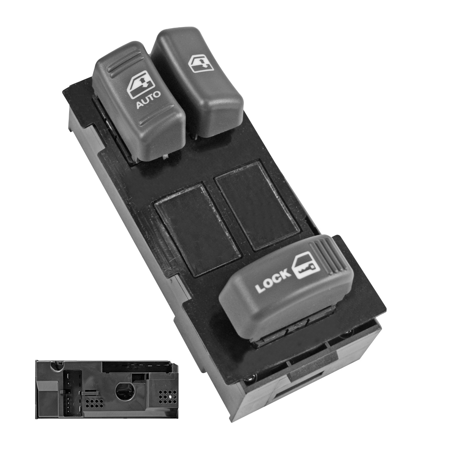 Control Electrico Cv Cheyenne/Silverado/Pick Up 95-98/S10/Blazer (S10) 95-04  Gm Sonoma 95-05  De Elevador 13 Pins 3 Teclas Gris 12Vcc Manijauto