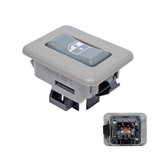 Control Electrico Cv Cheyenne/Silverado 95-98/Suburban/Tahoe  Gm Yukon 95-99  Cd Escalade Ext/Esv 95-00  Con Bisel De Elevador 8 Pins 1 Tecla Gris 12V