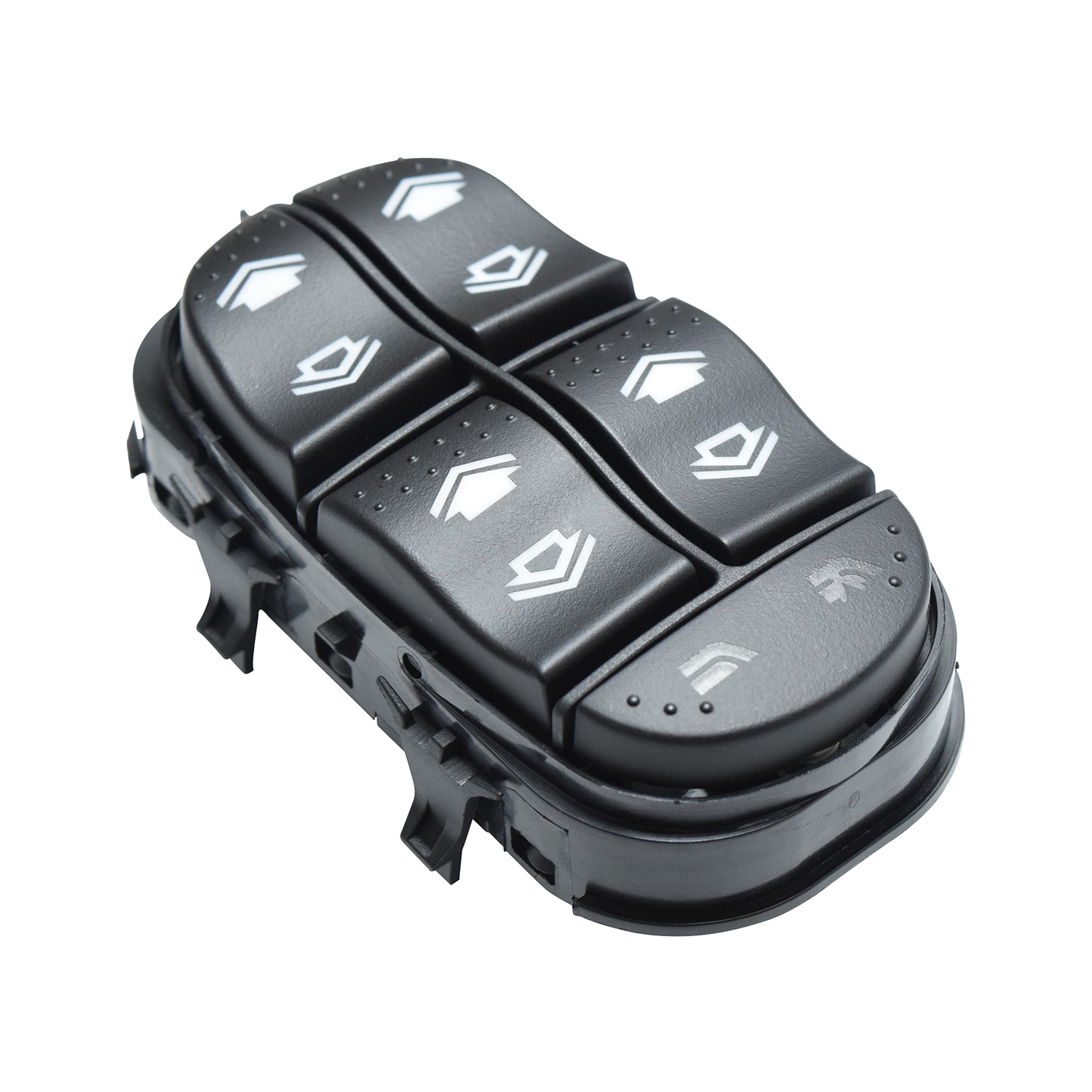 Control Electrico Fd Focus 98-05  De Elevador 11 Pins 5 Teclas Negro 12Vcc Manijauto