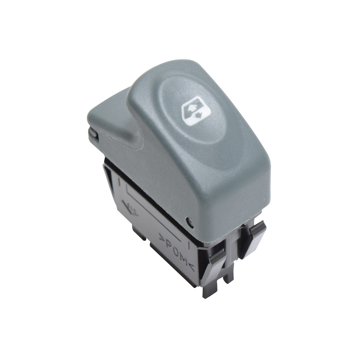 Control Electrico Rn Clio 02-10/Kangoo 04-18  Ns Platina 02-10/Aprio 08-10  Rn Sandero 07-15  De Elevador 6 Pins 1 Tecla Gris 12Vcc