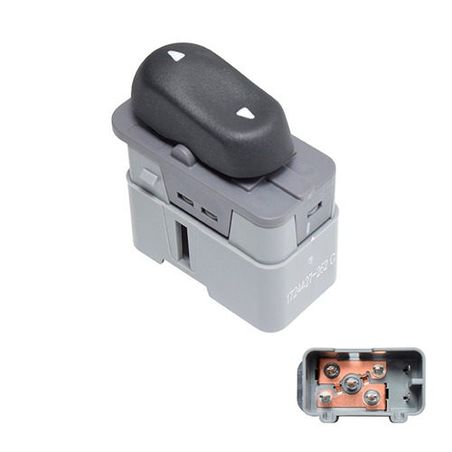 Control Electrico Fd F-150/F-250 97-08/Lobo 97-03/Expedition 97-02  De Elevador 7 Pin 1 Tecla Negro 12Vcc Cub