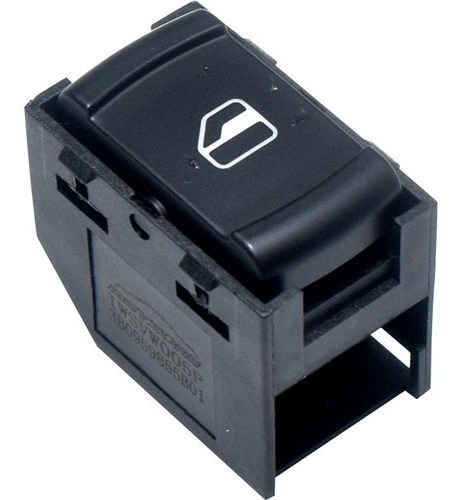 Control Electrico Vw Golf 00-06/Jetta A4 99-07/Passat 01-05/Jetta Clasico 08-15  De Elevador 4 Pins 1 Tecla Negro 12Vcc Manijauto