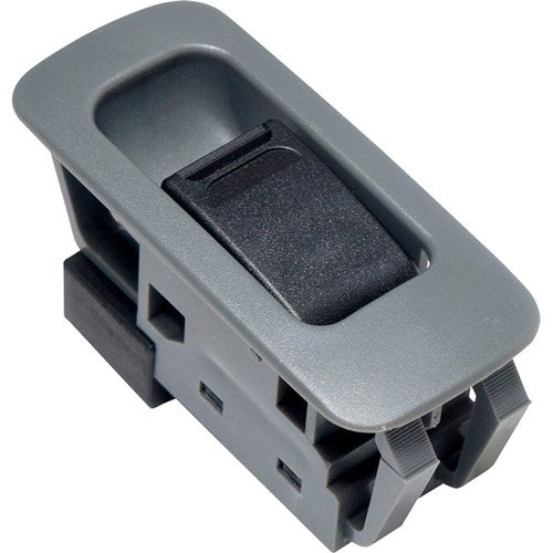 Control Electrico Cv Tracker 99-07  Sz Grand Vitara 99-05  De Elevador 5 Pins 1 Tecla Negro Base Gris 12Vcc Manijauto