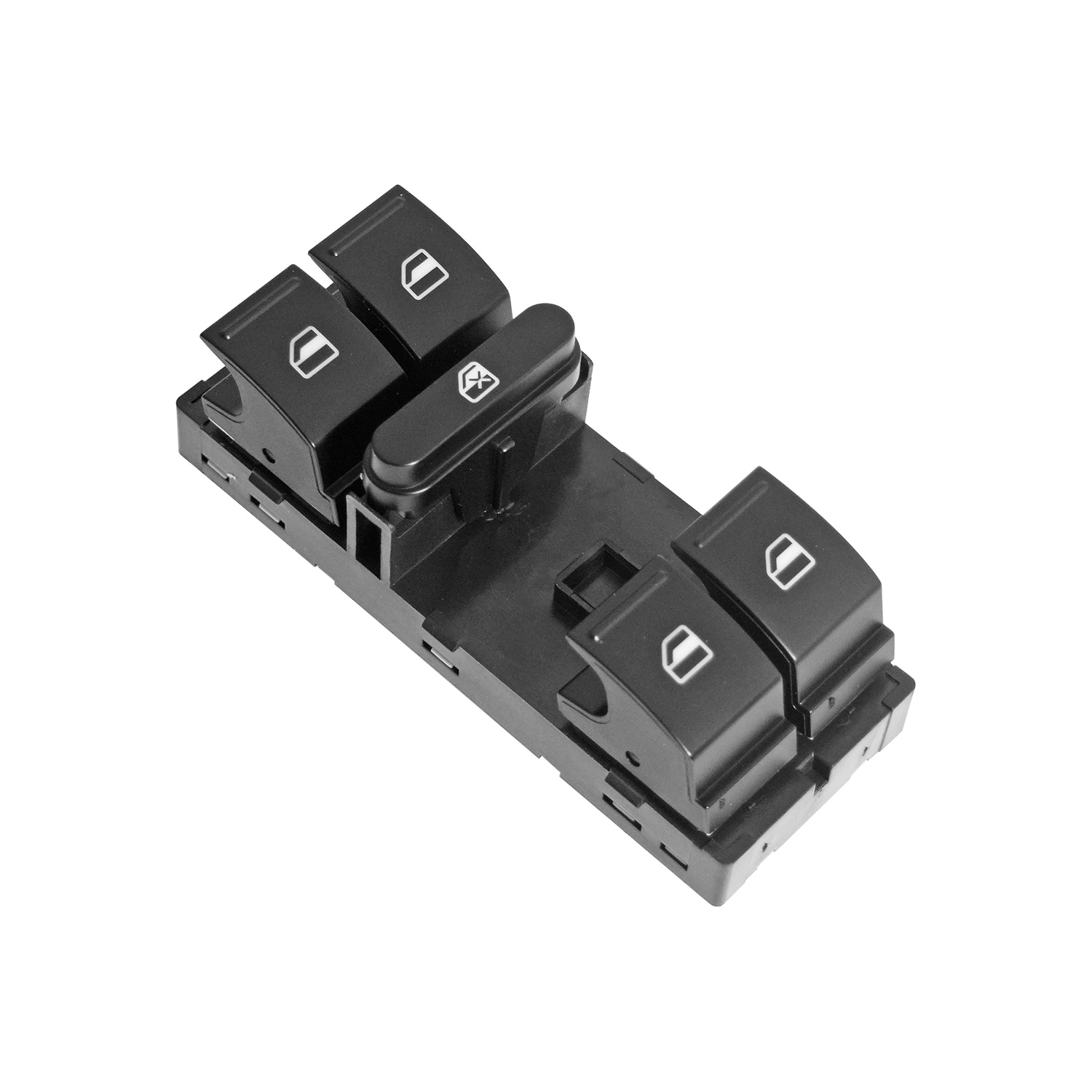 Control Electrico Vw Bora 05-10/Passat 06-10/Jetta Bicentenario 11-18  St Ibiza 09-17  Vw Vento 14-22/Polo 13-20  De Elevador 10 Pins 5 Teclas Negro F