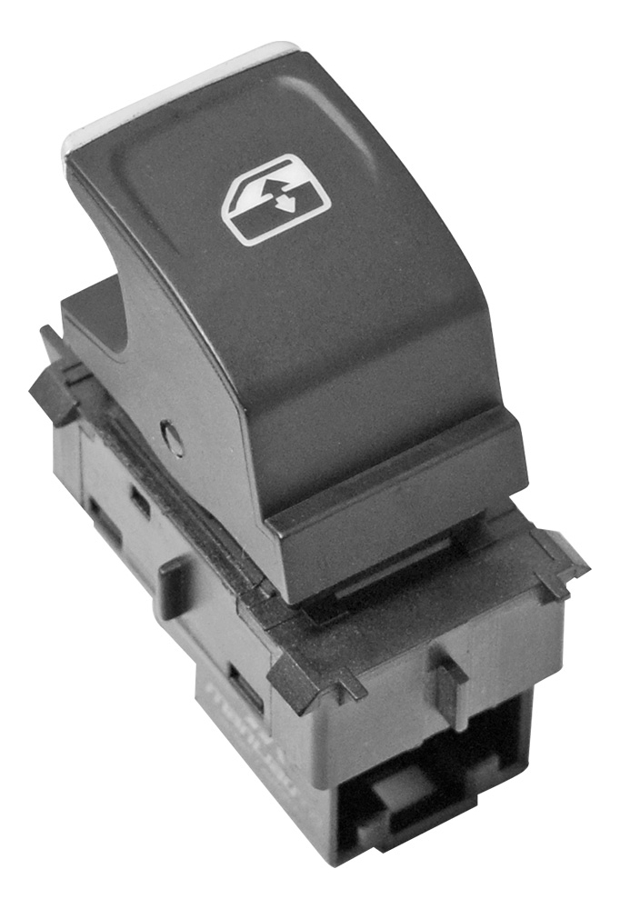 Control Electrico Vw Golf 12-17/Passat 12-16/Tiguan 18-20  De Elevador 4 Pins 1 Tecla Negro Compatible Con 3Pins 12Vcc Manijauto