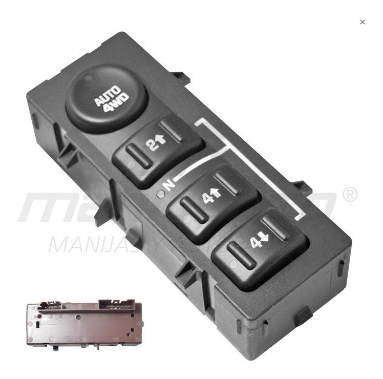 Control Electrico Cv Cheyenne/Silverado 03-06/Avalanche 02-06/Suburban/Tahoe  Gm Yukon 04-06/Sierra 03-06  De Elevador 12 Pins 4 Teclas Negro Interrup