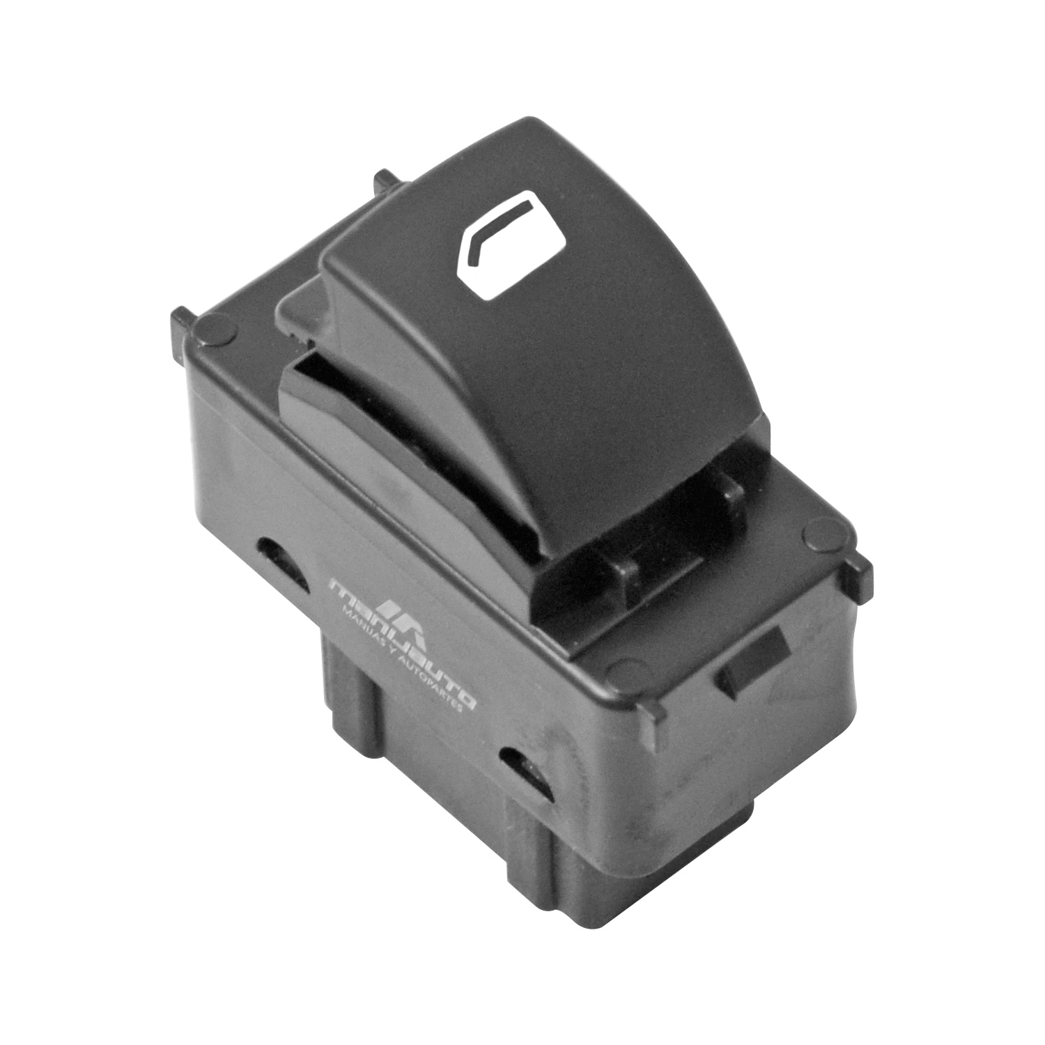 Control Electrico Pg Partner Maxi/Tapee 13-18/207 12-13/208 13-19  De Elevador 6 Pins 1 Tecla Negro 12Vcc Manijauto